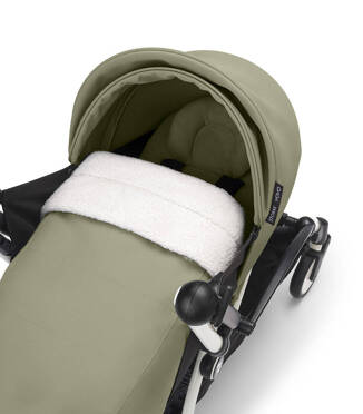 Stokke® Yoyo³ Newborn Pack 0+ miękka gondola, pakiet dla noworodków | Olive