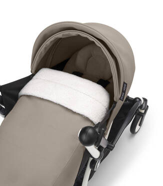 Stokke® Yoyo³ Newborn Pack 0+ miękka gondola, pakiet dla noworodków | Taupe