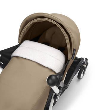 Stokke® Yoyo³ Newborn Pack 0+ miękka gondola, pakiet dla noworodków | Toffee