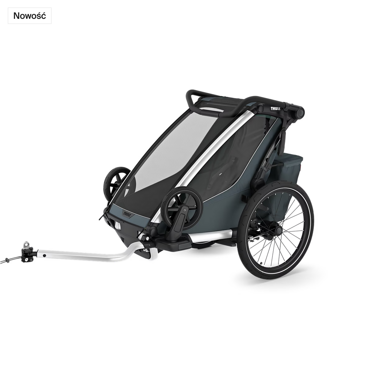 Thule® Chariot Cross 2  single  G3 wielofunkcyjna przyczepka rowerowa Dark Slate