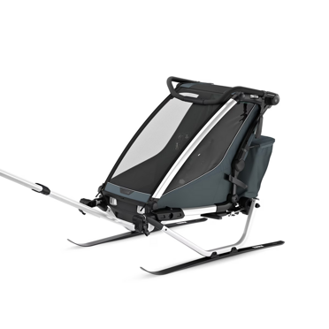 Thule® Chariot Cross 2  single  G3 wielofunkcyjna przyczepka rowerowa Dark Slate