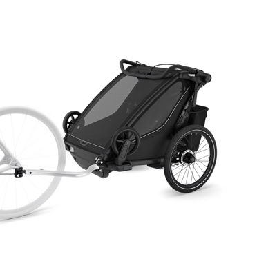 Thule® Chariot Sport 2 G3 Double profesjonalna wielofunkcyjna przyczepka rowerowa | Black