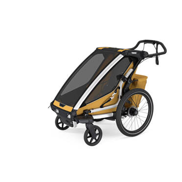 Thule® Chariot Sport 2 G3 Double profesjonalna wielofunkcyjna przyczepka rowerowa | Natural Gold