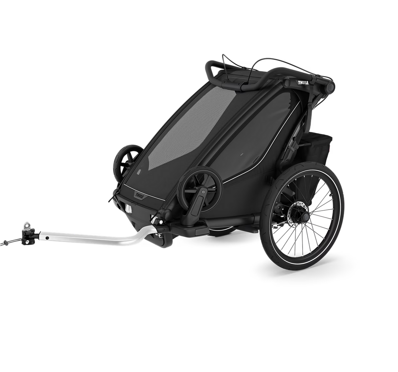 Thule® Chariot Sport 2 G3 Single profesjonalna wielofunkcyjna przyczepka rowerowa | Black