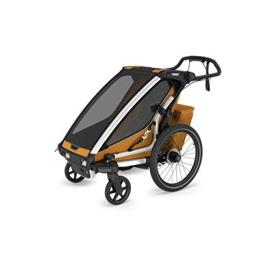 Thule® Chariot Sport 2 G3 Single profesjonalna wielofunkcyjna przyczepka rowerowa | Natural Gold