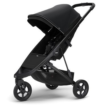 Thule® Spring trójkołowy wózek spacerowy | Matt Black + Midnight Black 