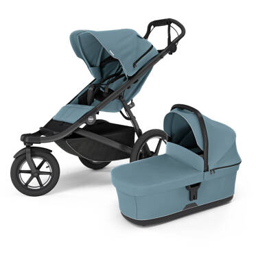 Thule® Urban Glide 3 | zestaw 2w1 | wielofunkcyjny trójkołowy wózek biegowy | Blue Mid