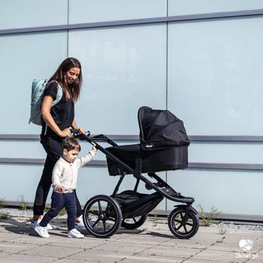 Thule® Urban Glide 3 | zestaw 2w1 | wielofunkcyjny trójkołowy wózek biegowy | Nutria