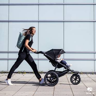 Thule® Urban Glide 3 | zestaw 2w1 | wielofunkcyjny trójkołowy wózek biegowy | Nutria