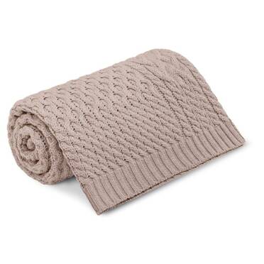 Yosoy®  Kocyk dziany Merino Wool 100% MONTREAL cocoa milk